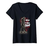 Womens Friday the 13Th Jason I Wish It Was Friday V-Neck T-Shirt