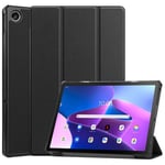 Lenovo Tab M10 Plus (3rd Gen) TB125 Tri-Fold PU Case Black