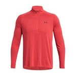 Under Armour Men's UA Tech 2.0 1/2 Zip, Lightweight Zip Top, Sweat-Wicking and Quick-Drying Training Top, Long Sleeve Sports Top for Men