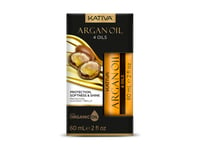 Kativa Argan Oil 4 Oils, Hårolja, 60 Ml, Kvinnor, Allt Hår, Skadat Hår, Skydd, Glans, Mjukgörande, Stärkande, Återfuktande, Arganolja, Keratinolja, Sesamolja