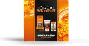 L'Oreal Men Expert Gift Set, Hydra Energetic Alive and Kicking: Shower Gel, and