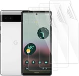 3 Pièces Protecteur D'écran Pour Google Pixel 6a, [Non Verre] Hd Film Protection Écran Hydrogel En Tpu Flexible Pour Google Pixel 6a 6,1 Pouces - Sans Bulles, Compatible Id D'empreinte Digitale