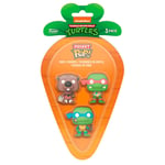 Carrot Pocket POP blister 3 figures Ninja Turtles Splinter Leonardo Raphael Funk