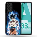 Coque pour Samsung Galaxy A33 5G Manga Dragon Ball Sangoku Noir