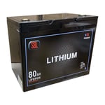 Lithium Batteri 12V 80 Ah Bluetooth