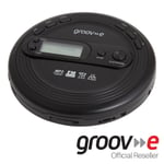 GROOV-E RETRO SERIES PERSONAL CD PLAYER WITH RADIO & MP3 - BLACK - GVPS210/BK