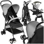 tectake® Poussette canne compacte 0-36kg Pliable avec Espace de rangement, Dossier inclinable Poussette compacte & légère Poussette voyage Accessoires Bébé Nouveau né Enfant Baby stroller