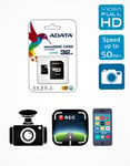 Adata Micro Sd 64gb Sdhc Memory Card Mobile Phone Class 10 With Sd Adapter