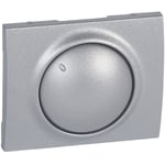 Galea life - couvercle + bouton manette rotatif pour variateur lumière aluminium 771360 - Legrand