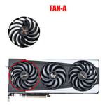 Ventilateur GPU Sapphire Jas6900 XT,pour NITRO + AMD Radeon RX 6700 6800 6900 XT,refroidissement de carte plongeant,87mm,95mm - Type 1PCS #A