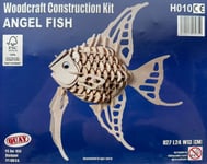 Angel Fish - QUAY Woodcraft Construction Kit Wooden 3D Model Kit H010 - Age 7+