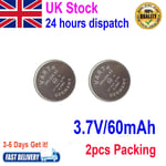 2Pcs CP1254 A3 for Earphone Battery Beats Powerbeats PRO Varta batterie