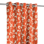 Marimekko Pieni Unikko Orange/Vit Tyg