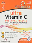 Vitamin C Tablets with Bioflavonoids - 120 Tablets, Vitabiotics Ultra