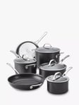 Anolon X Sear Tech Hard-Anodised Aluminium Non-Stick Pan Set, 6 Piece