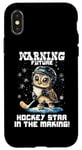 Coque pour iPhone X/XS Warning future hockey star in the making