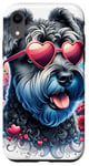 Coque pour iPhone XR Kerry Blue Terrier Illustration St Valentin