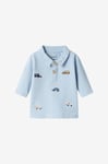 Name it baby - T-shirt nbmDexter LS Polo Top - Blå