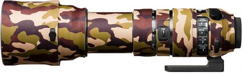 easyCover Lens Oak voor Sigma 150-600mm f/5-6.3 DG OS HSM S Brown Camouflage