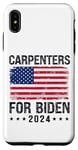 Coque pour iPhone XS Max Charpentiers pour Biden 2024