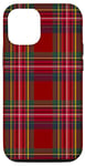 Coque pour iPhone 12/12 Pro Clan Stewart Tartan écossais rouge à carreaux Merry Christmas