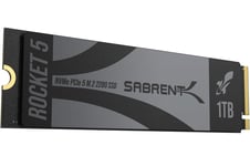 1TB Sabrent Rocket 5, M.2 (2280) PCIe 5.0 (x4), NVMe SSD, 14,000MB/s Read, 12,00