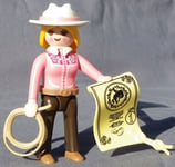 PLAYMOBIL 71606 SERIE 26 fille cowgirl cowboy carte lasso cheval Figurine 6