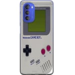 Motorola Moto G51 5G Genomskinligt Skal Game Boy