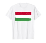 Hungary Flag Grunge Hungarian Flag Patriotic Mens Kids Women T-Shirt