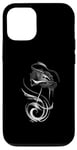 Coque pour iPhone 15 Belle rose noire