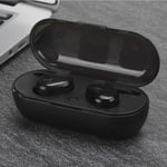 Écouteurs Sans Fil Twins Mini Casque De Sport Bluetooth Avec Contrôle Tactile Avec Étui De Chargement(Noir)