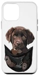 Coque pour iPhone 12 mini Chiot Chocolate Lab