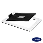 Support de haut-parleur pour ordinateur de bureau,améliore les effets sonores Intégaux et l'absorption des chocs,support audio,haut-parleurs rapides,2 pièces - Type Solid White(2 Pcs)