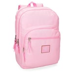 Pepe Jeans Cross Sac à dos double compartiment adaptable au chariot Rose 30,5x44x15 cms Polyester 0 20.13L