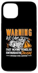 iPhone 13 Warning R/C Cars Fast Moving Remote Control RC Model Racing Case