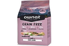 OWNAT Prime Canine Adult Mini Grain Free Agneau 1 kg