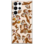 ERT GROUP Coque de téléphone Portable pour Samsung S22 Ultra Original et sous Licence Officielle Disney Motif Chip & Dale 004 Parfaitement adapté à la Forme du téléphone Portable, Coque en TPU