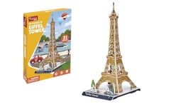 EXPLORA - Tour Eiffel - Puzzles 3D - 540010-31 Pièces - Monument Historique - Niveau 2 - Sans Colle Ni Ciseaux - Educatif - Paris - Jeu de Construction - Cadeau - Maquette - À Partir de 5 ans