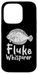 Coque pour iPhone 14 Pro Le Chuchoteur de flets - Équipement de pêche au flet