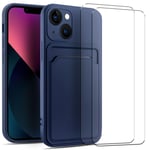 2in1 Film de Verre Protecteur D'Écran Coque pour Apple IPHONE X Xs Étui Fin