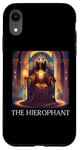 Coque pour iPhone XR La carte de tarot hiérophante, hiérophante. Tarot, Tarot Cards