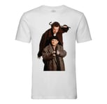 T-Shirt Homme Col Rond Maman J'ai Rate L'avion Harry & Marv Voleur Comedie Cinema