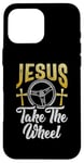 iPhone 16 Pro Max Jesus take the Wheel Hot Rod Case