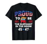 Proud to Be the Elephant in Room Pro Trump 24 White Elephant T-Shirt