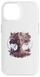 Coque pour iPhone 14 Sculpture Femme Femmes Autonomisation Fleurs