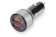 Ednet Quick Charge 3.0 Car Charger, Dual Port