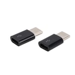 2pcs Micro USB To TypeC OTG Adapter Syncing Data Transfer And Charging Adapt GDS