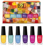 Bel London Bel London, Bel London, Nail Polish, Candy Crash, 6 Pcs, 10 Ml For Women