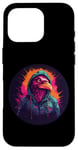 Coque pour iPhone 16 Pro Pink Bird Street Urban Graffiti Outrun Synthwave Esthétique