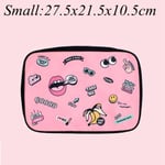 Cosmetic Toiletry Bag Organizer Handbag Zip Storage Pink Small